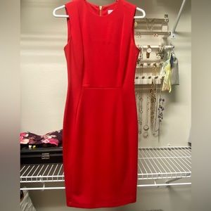 Calvin Klein red dress